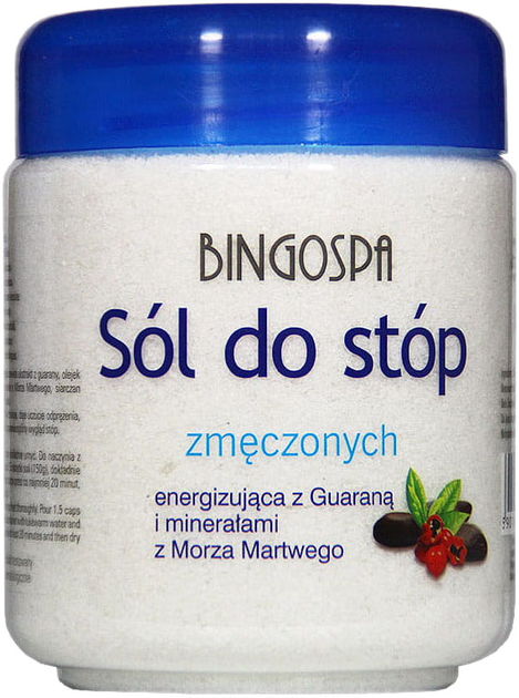 Сіль для ванни ніг Bingospa Tired Feet 550 г (5901842000287) - зображення 1