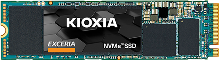 SSD диск KIOXIA EXCERIA 250GB NVMe M.2 2280 PCIe 3.0 x4 TLC (LRC10Z250GG8) - изображение 1