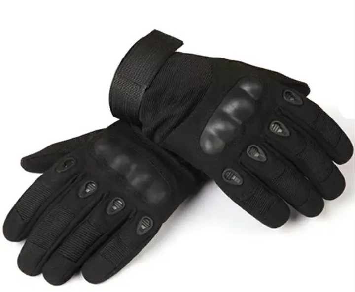 Повнопалі рукавички похідні армійські мисливські захисні FQ16S007 Чорний L (Kali) - зображення 1