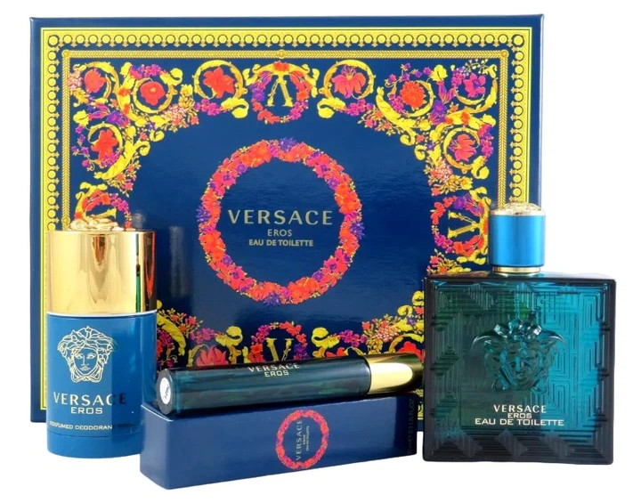 Подарунковий набір для чоловіків Versace Eros Pour Homme Туалетна