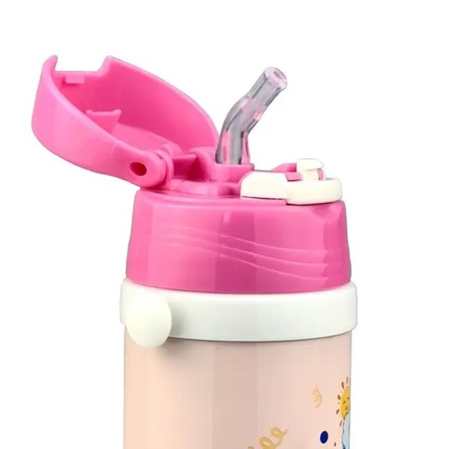 Термос с трубочкой для детей 350 мл MAGIO MG-1049P Pink N – фото ...