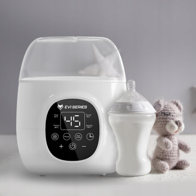 Розумний підігрівач пляшечок EVI HEATY 5в1 з функцією парової стерилізації - зображення 4
