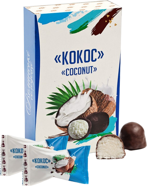 cocococo9972 様用 Конфеты в коробке Волинські солодощі Кокос 300 г (4820252810440