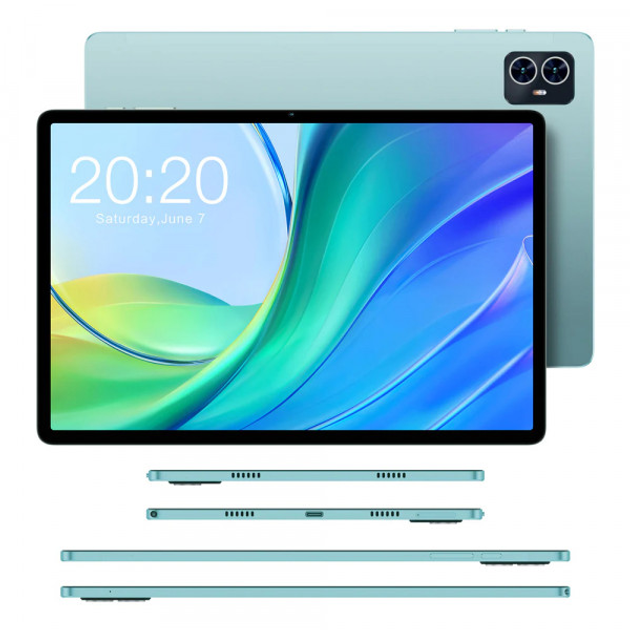 Планшет Teclast M50 10.1” HD 6GB/128GB T606 6000mAh LTE Metal Blue 6940709685532 - зображення 3