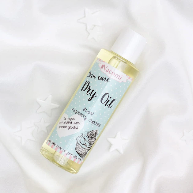 Olejek do ciała Nacomi Sweet Raspberry Cupcake Massage Oil 50 ml (5901878685977) - obraz 3