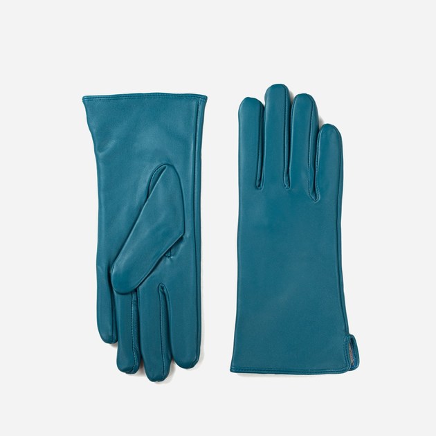 Rękawiczki damskie skórzane Art Of Polo rk21387 One Size Niebieskie (5902021181902) - obraz 1