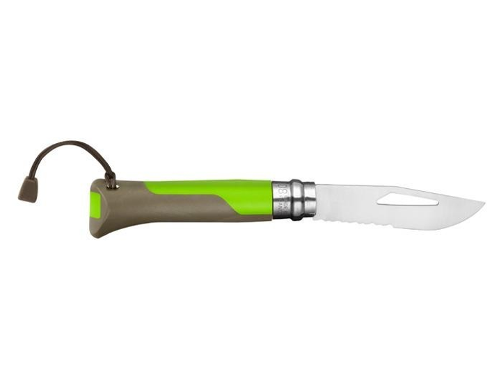 Складаний ніж спеціального призначення 85мм Opinel Outdoor Earth-Green 08 001715 - изображение 1