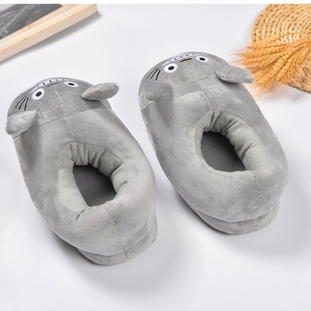 Комнатные тапочки кигуруми Kigurumi Кот мягкие плюшевые тапки 35-41 ...