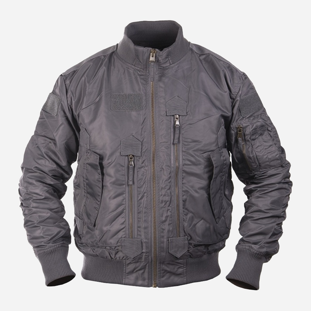 Куртка тактична чоловіча MIL-TEC US Tactical Flight Jacket 10404608 L 1332 Urban grey (2000980619160) - зображення 1
