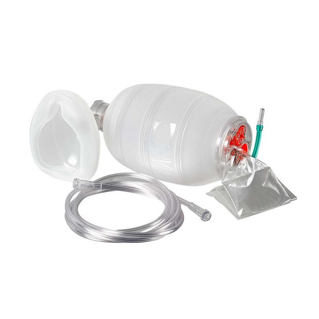 Складаний повітряний мішок Cyclone Pocket BVM для штучної вентиляції легень Прозорий Інше 2000000100555 - зображення 1