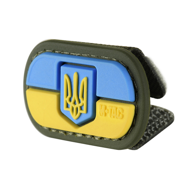 Нашивка M-Tac MOLLE Patch Прапор України з гербом PVC Жовто-блакитний ПВХ 2000000102740 - зображення 2