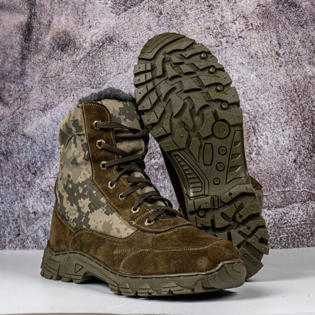 Демисезонные Берцы Тактические Ботинки Мужские Кожаные 46р (30,5 см) MBD-000037-RZ46 - изображение 1