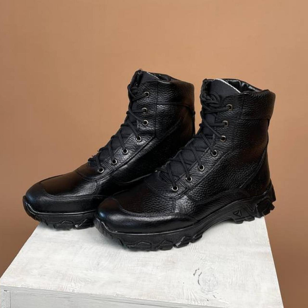 Демисезонные Берцы Тактические Ботинки Мужские Кожаные 47р (31 см) MBD-000045-RZ47 - изображение 2