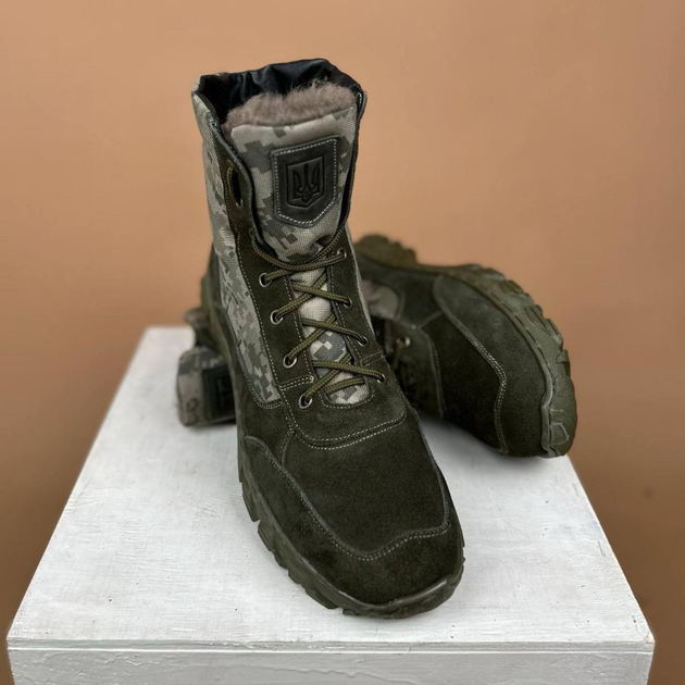 Демисезонные Берцы Тактические Ботинки Мужские Кожаные 44р (29 см) MBD-000065-RZ44 - изображение 1