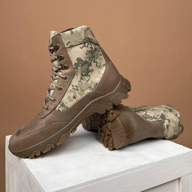 Демисезонные Берцы Тактические Ботинки Мужские Кожаные 50р (34 см) MBD-000017-RZ50 - изображение 2
