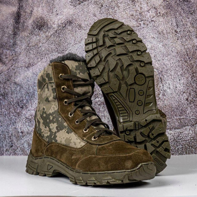 Женские Берцы Демисезонные Тактические Ботинки Кожаные 42р (28 см) MBD-000038-RZ42 - изображение 1