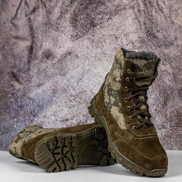 Женские Берцы Демисезонные Тактические Ботинки Кожаные 42р (28 см) MBD-000038-RZ42 - изображение 2