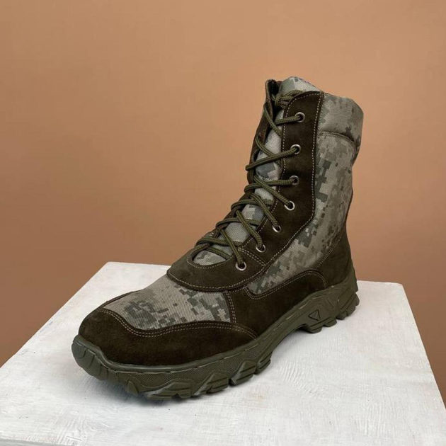 Демисезонные Берцы Тактические Ботинки Мужские Кожаные 42р (28 см) MBD-000005-RZ42 - изображение 2