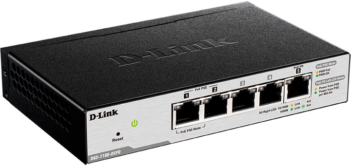 Przełącznik D-Link DGS-1100-05PD (DGS-1100-05PD) - obraz 2