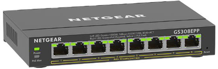 Przełącznik Netgear GS308EPP (GS308EPP-100PES) - obraz 4