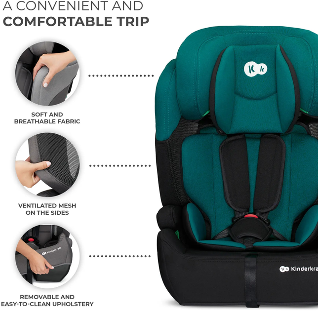 Автокресло Kinderkraft Comfort Up i-Size Green (KCCOUP02GRE0000) - изображение 10