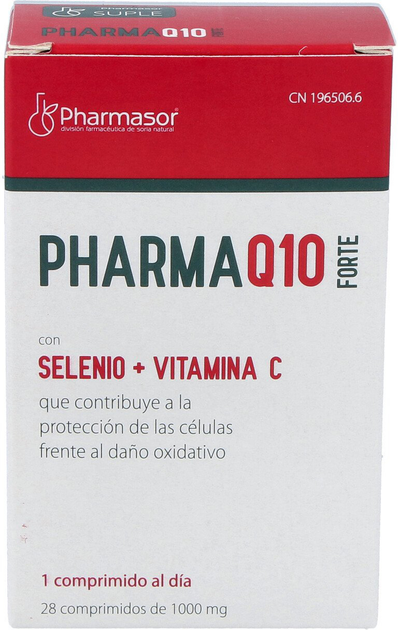 Дієтична добавка Pharmasor PharmaQ10 Forte 1000 мг 28 таблеток (8470001965066) - зображення 1