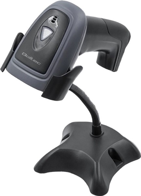 Підставка для сканера штрих-коду Qoltec Black (5901878508597) - зображення 5