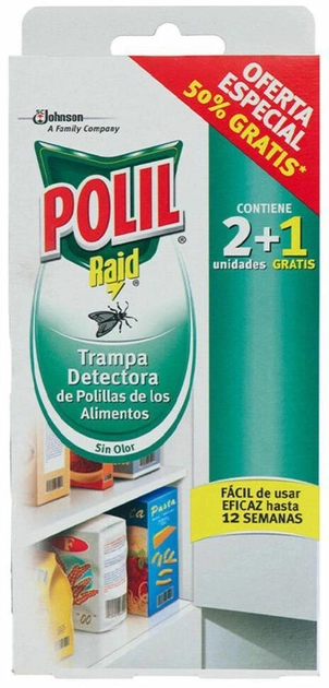 Мухоловка Polil Trampa Polilla Alimento 2 + 1 шт (5000204758788) - зображення 1