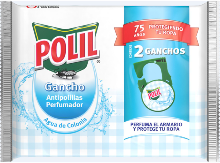 Środek przeciw molom Polil Perfumador Antipolillas Duplo Colonia 2 szt (5000204171280) - obraz 1