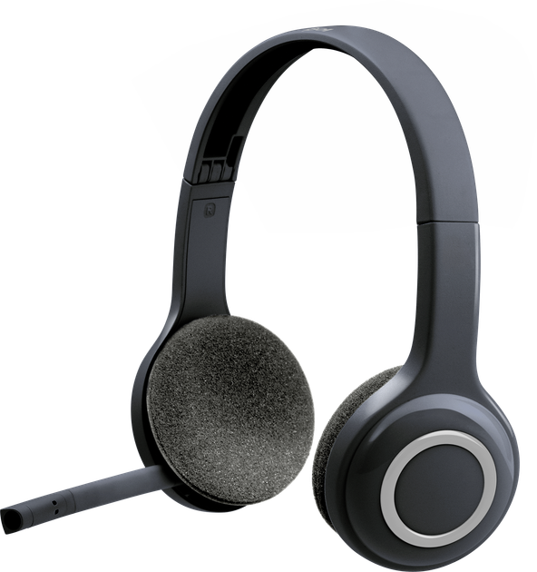 Навушники Logitech Wireless Headset H600 Black (981-000342) - зображення 1
