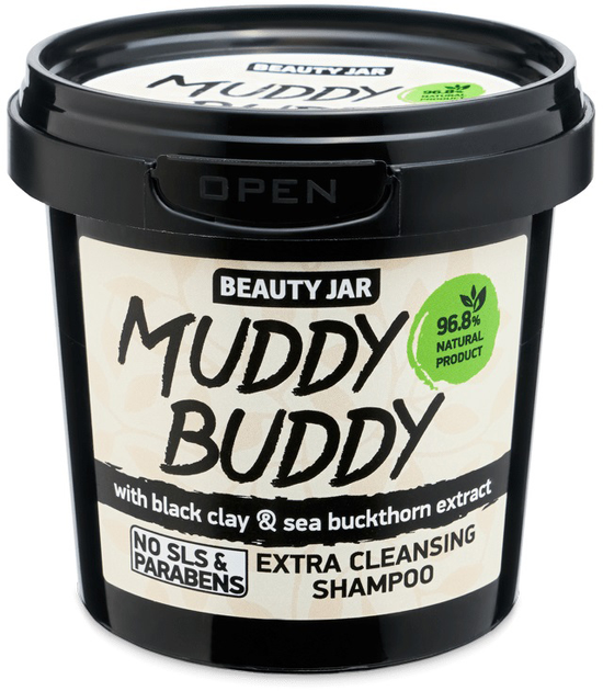 Szampon Beauty Jar Muddy Buddy 150 g (4751030830490) - obraz 1