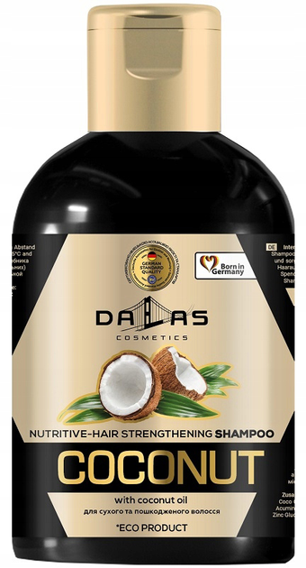 Szampon Dalas Cosmetics Coconut 1000 ml (4260637723307) - obraz 1