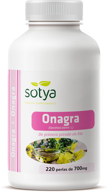 Дієтична добавка Sotya Onagra 700 мг 220 перлин (8427483009122) - зображення 1