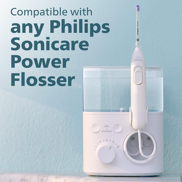 Набір насадок для іригатора Philips Sonicare F1 Standard HX3042/00 - зображення 9
