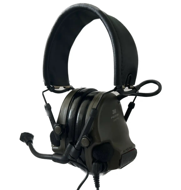 Активні навушники з гарнітурою 3M Comtac XPI та 1 аудіовиходом J11 Peltor (MT20H682FB-68) (15254) - зображення 1