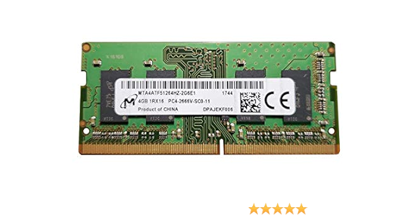 пам'ять MICRON 4 GB SO-DIMM DDR4 2666 MHz - (MTA4ATF51264HZ-2G6E1