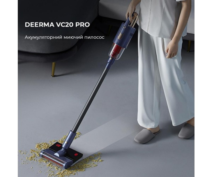 Пылесос 2в1 (вертикальный+ручной) Deerma VC20 Pro Cordless Vacuum ...