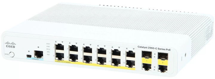 Przełącznik Cisco SB Catalyst 2960C-12PC-L (WS-C2960C-12PC-L) - obraz 2