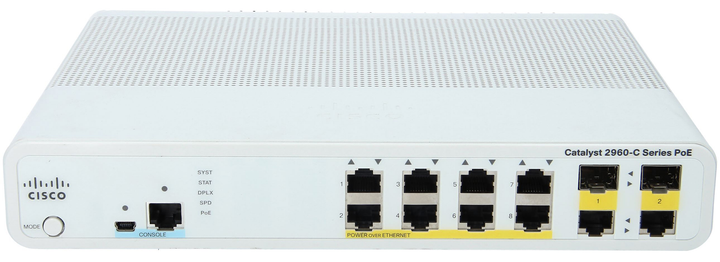 Przełącznik Cisco SB Catalyst 2960C-8PC-L (WS-C2960C-8PC-L) - obraz 2