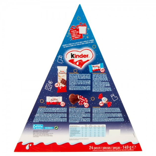 Адвент-календарь Kinder Star, 24 конфеты – купить в Украине - ROZETKA ...