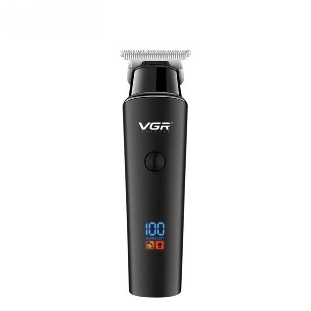 Профессиональная машинка для стрижки волос VGR V-937 аккумуляторная LED-индикатор сменные насадки (1,5мм, 3мм, 4,5мм) Черная - изображение 4