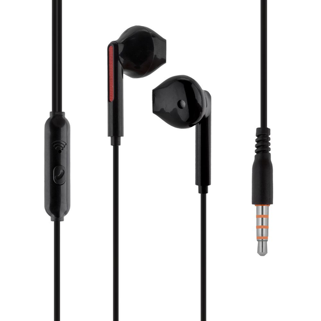 Проводные наушники 3.5mm Yison X4 вкладыши с микрофоном 1.2m Black ...