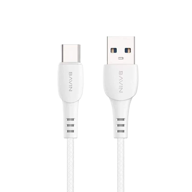 Кабель Bavin CB221 USB - Type-C 3А - изображение 2