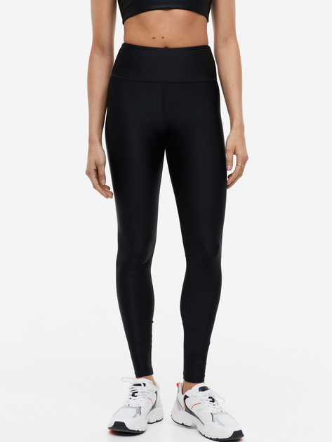 Спортивные леггинсы H&M Sport 08-0730683-005 XS Черные (СА2000001828991)