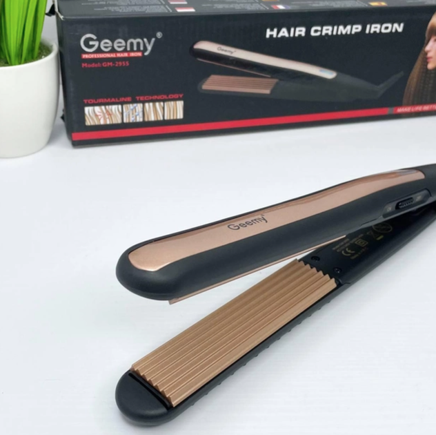 Плойка для прикорневого гофре с турмалиновым покрытыем GEEMY GM-2955 - изображение 2