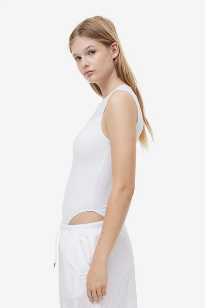 Боді H&M S білий 22111172460 - зображення 4