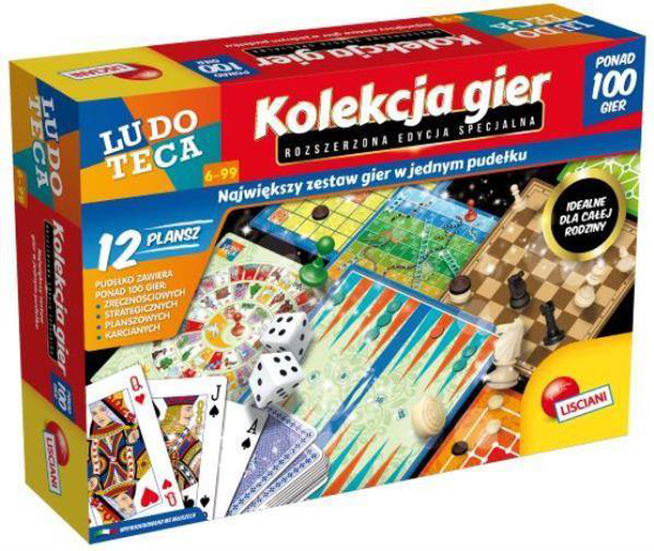 Набір настільних ігор Ludoteca зі 100 ігор (8008324089826) - зображення 1