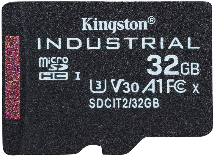 Karta pamięci Kingston microSDHC 32GB Industrial Class 10 UHS-I V30 A1 (SDCIT2/32GBSP) - obraz 2
