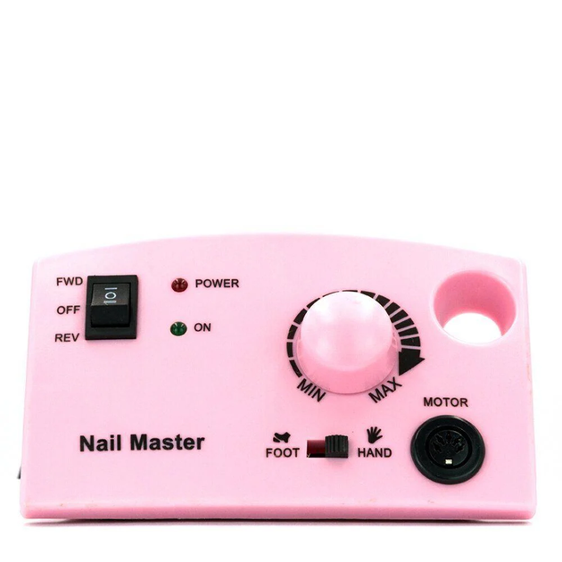 Фрезер для педикюра и маникюра Nail Drill PRO ZS-602 65 Вт 45 000 об/мин розовый - изображение 2