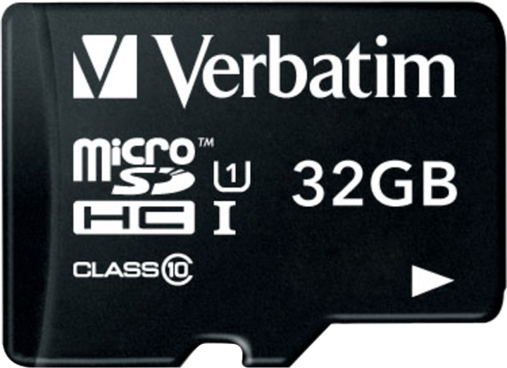 Карта пам'яті Verbatim Premium microSDHC 32GB Class 10 + SD-адаптер (0023942440833) - зображення 2